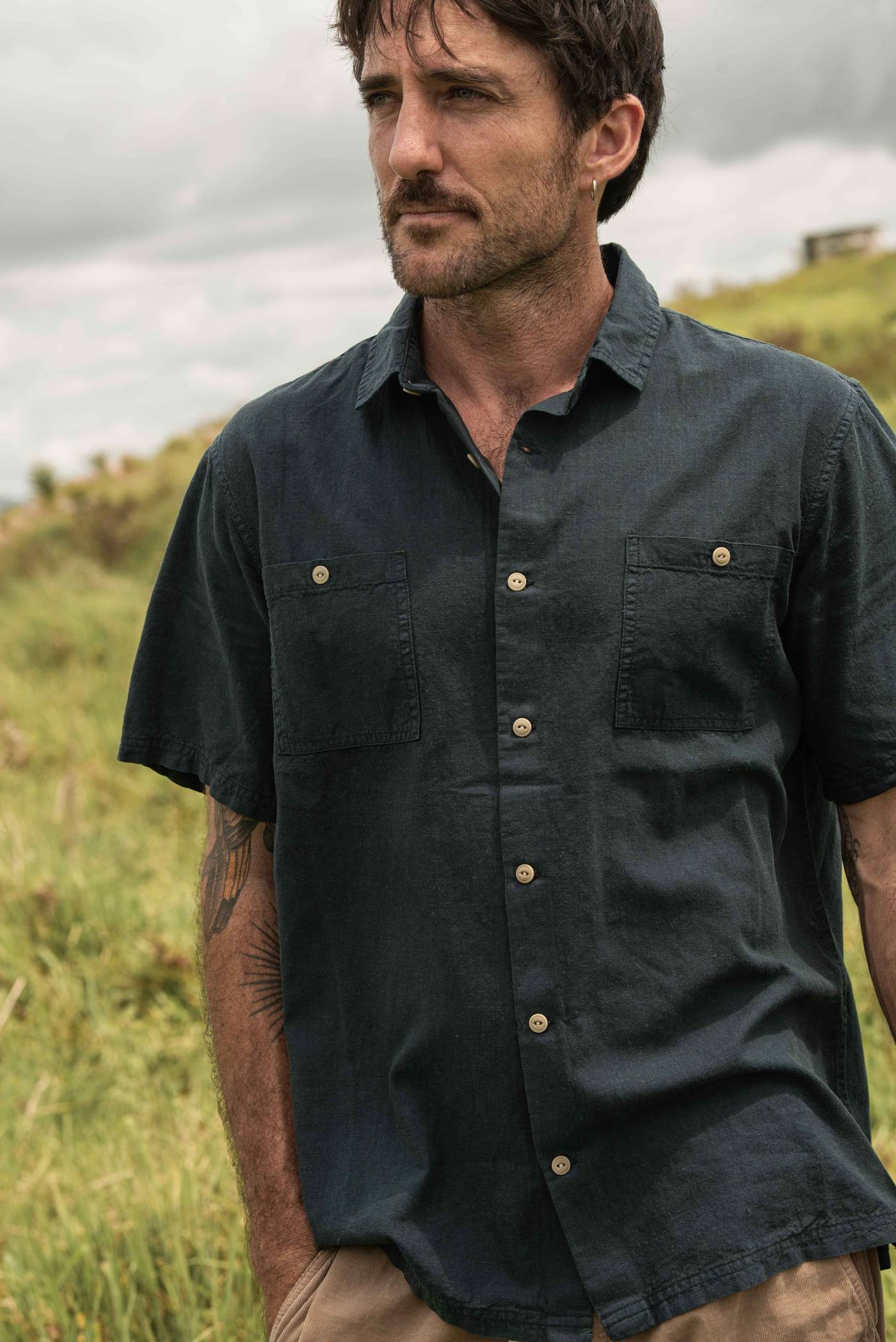 Twin Pocket Hemp Shirt