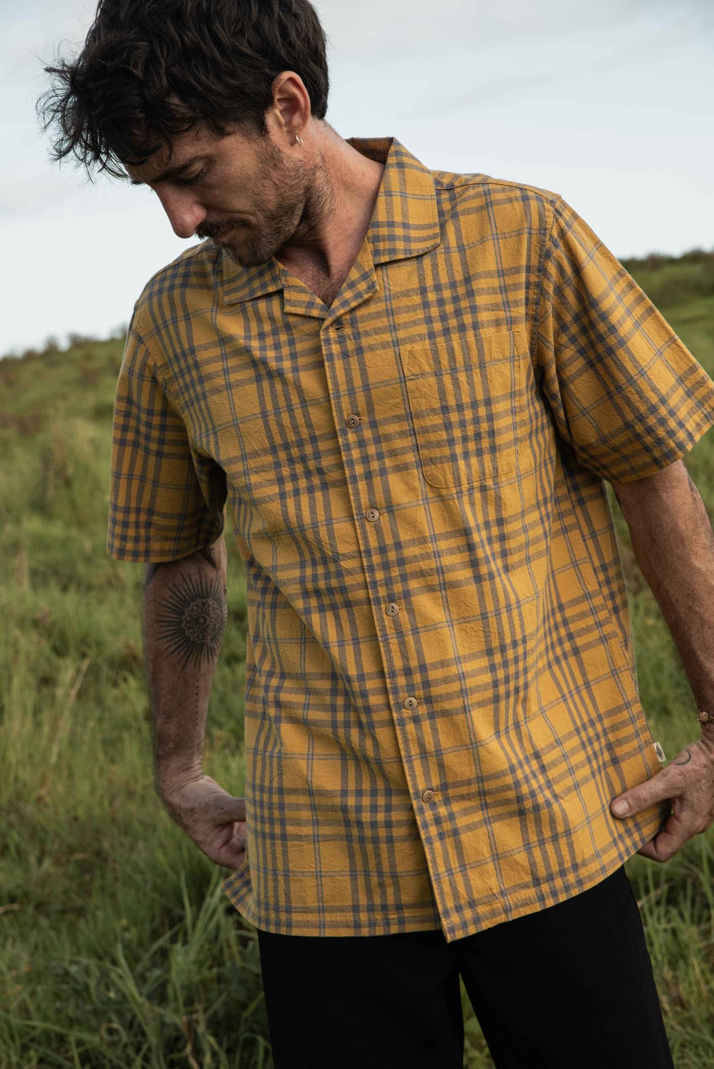 Washed Camp Collar Shirt