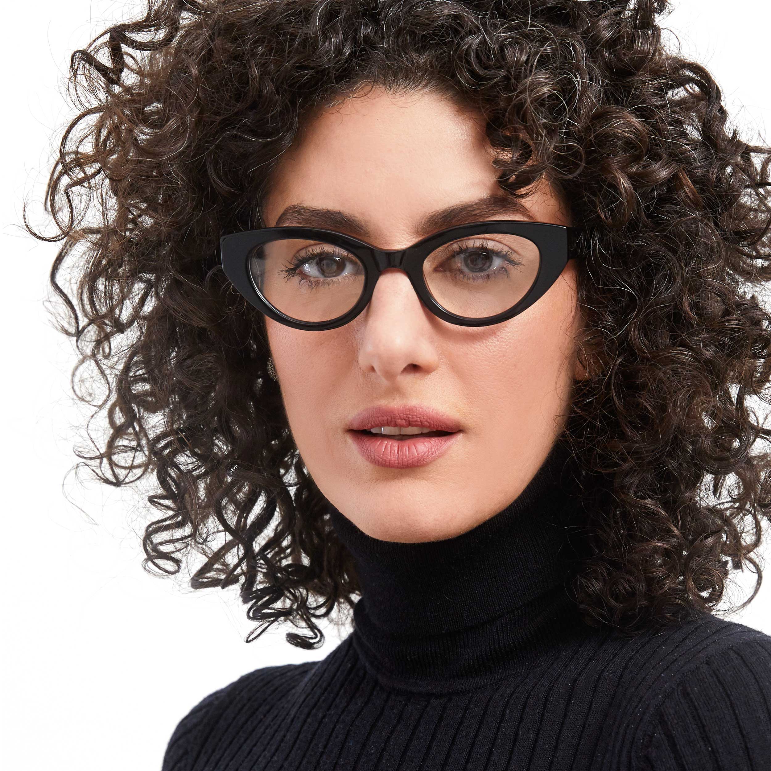 Photo of a man or woman wearing Camille Dark Grey Tortoise Reading Glasses by French Kiwis