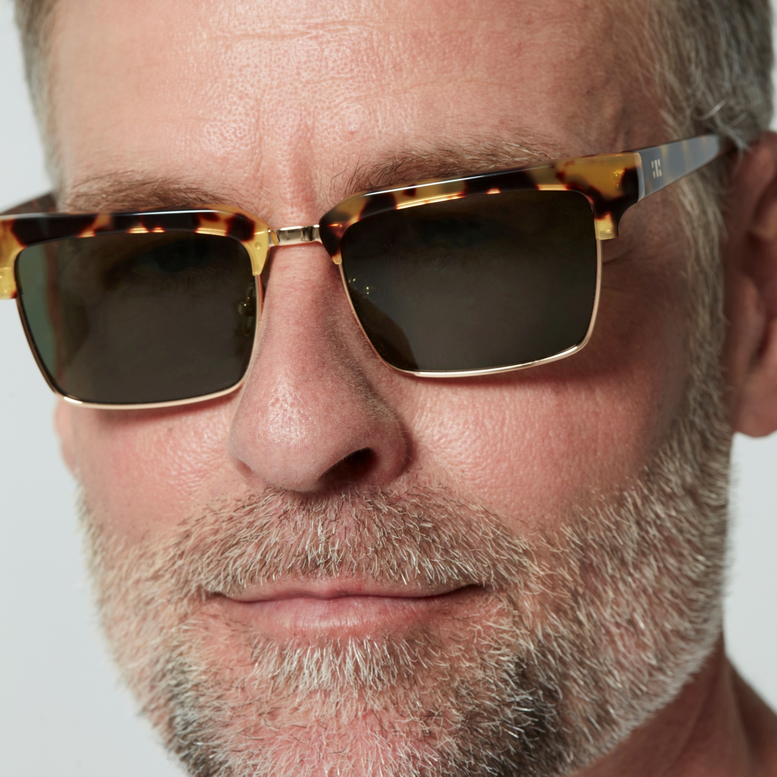 Photo of a man or woman wearing Paris Sun Red & Gold Sun Glasses by French Kiwis