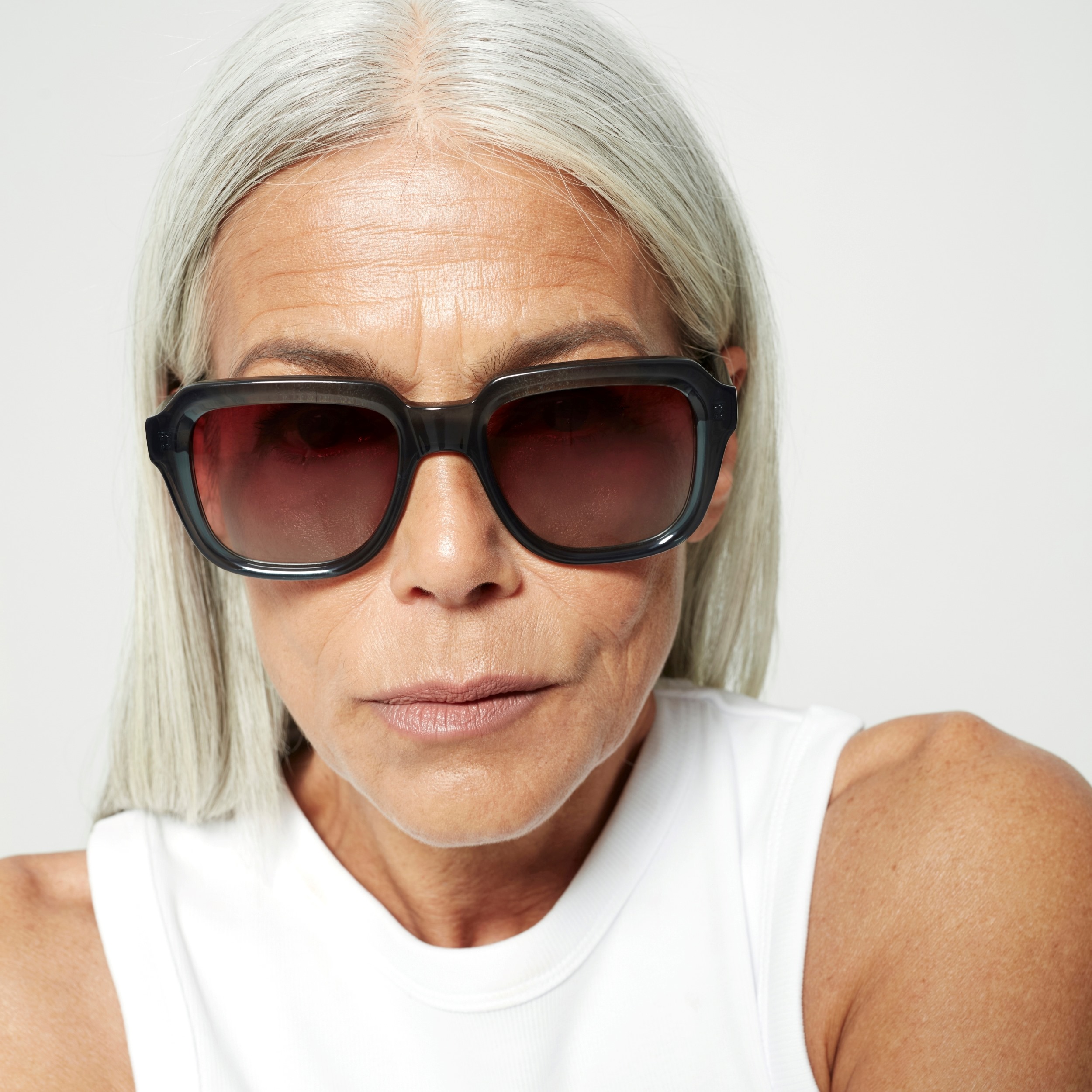 Photo of a man or woman wearing Reuben Sun Marron Tortoise Sun Glasses by French Kiwis