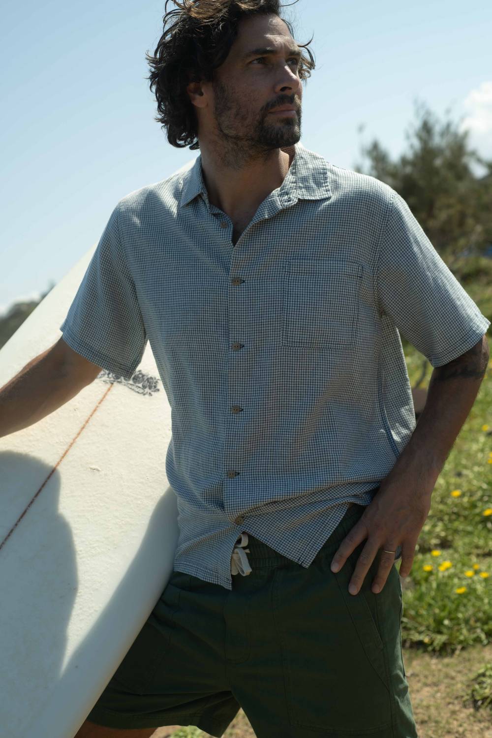 Hemp Check Shirt