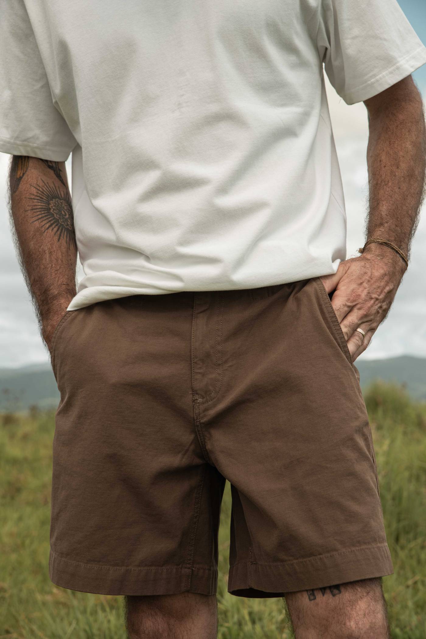 Relaxed Twill Shorts