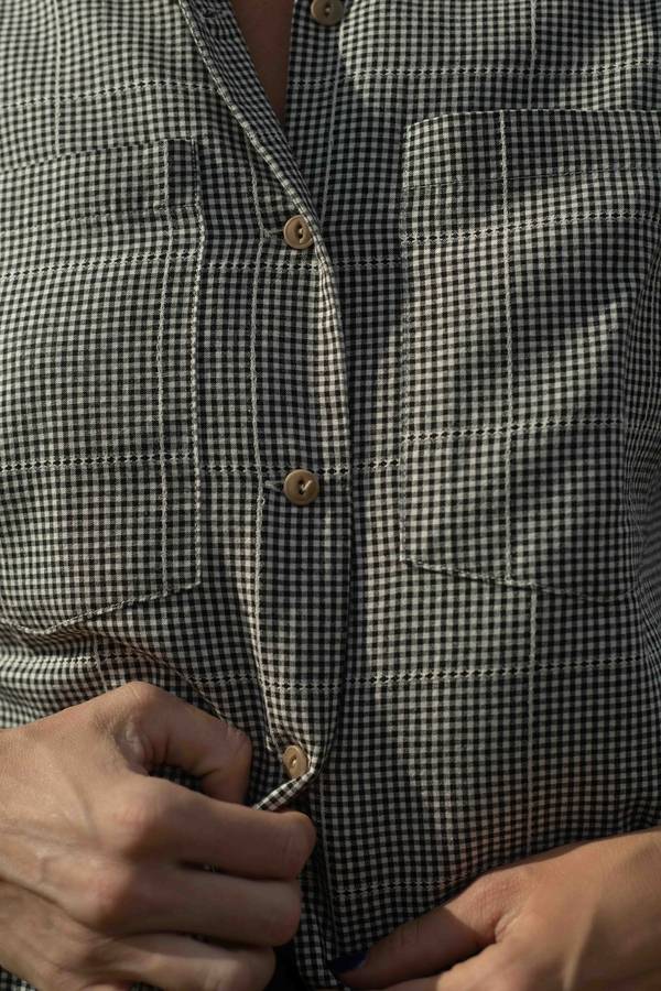 Boxy Button Up Shirt