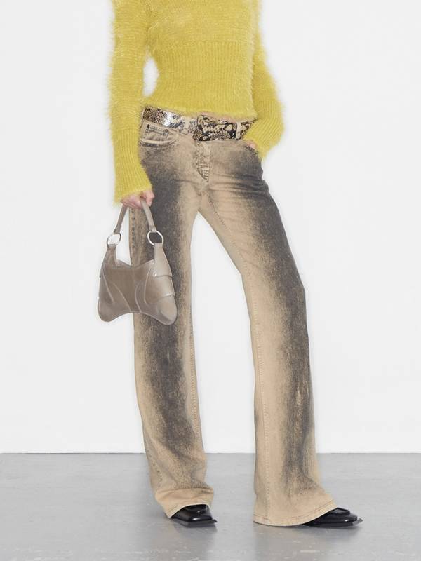 Alice Jeans Distressed Sand