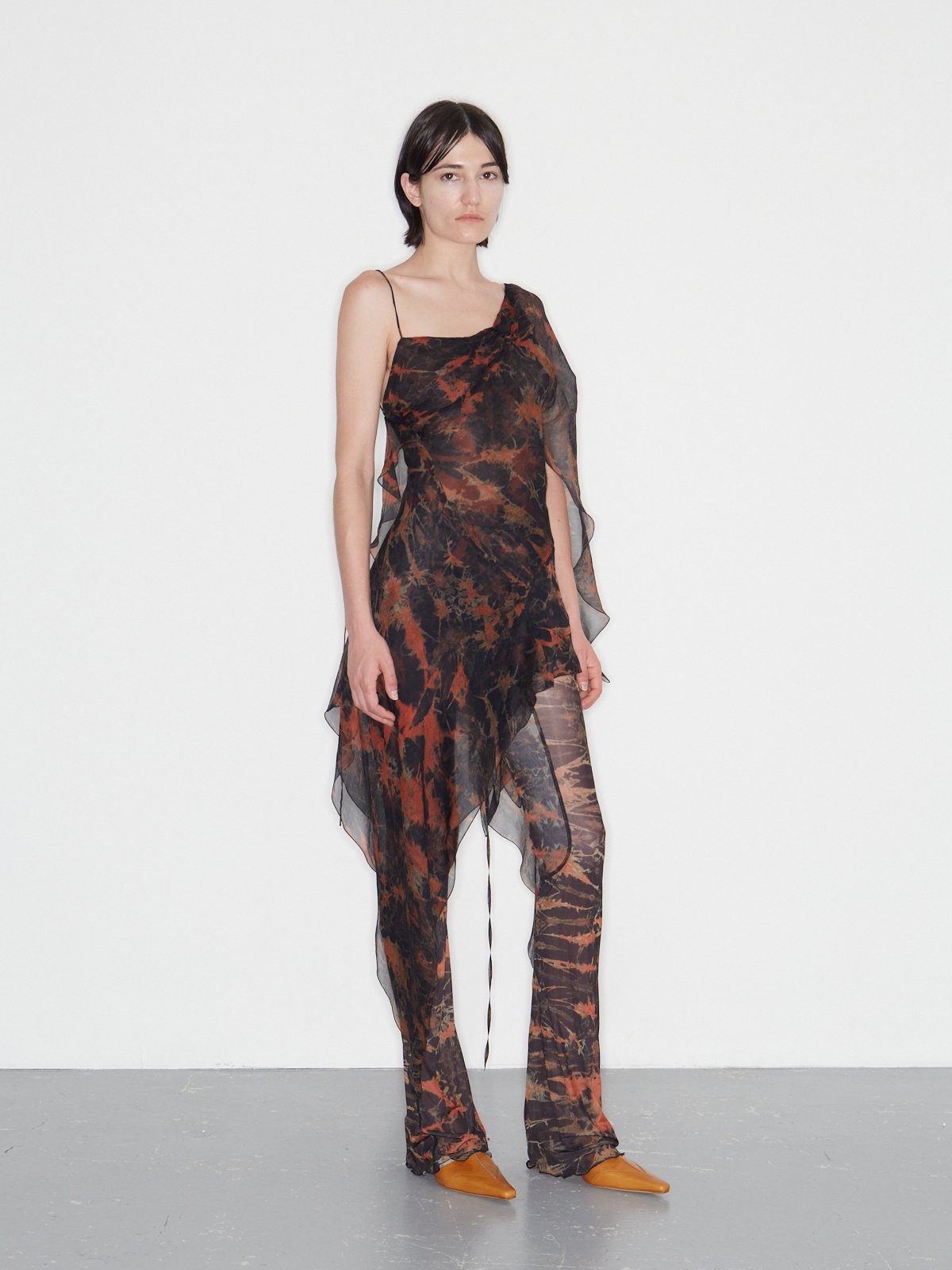 【関税込み】KNWLS ネイビー＆イエロー Skinn ミニワンピース Skinn Dress Mini Check – KNWLS