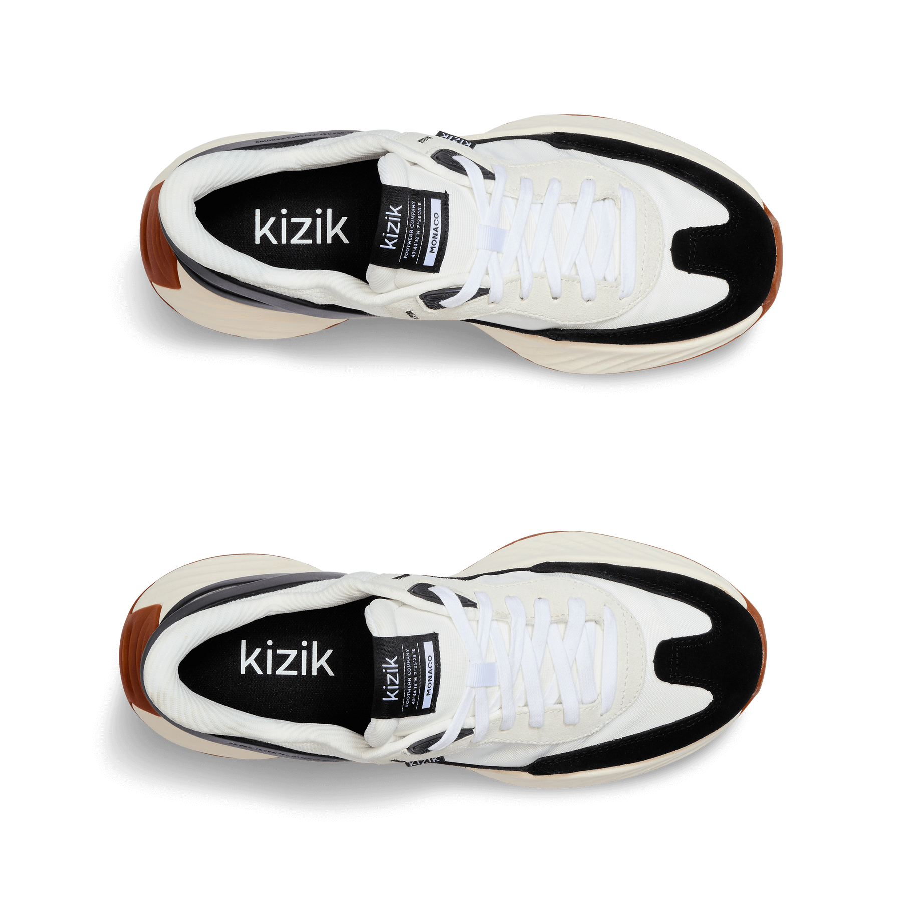 Men's Monaco - White/Black – KIZIK(キジック)公式オンライン Men's Monaco - White/Black – KIZIK(キジック)公式オンライン