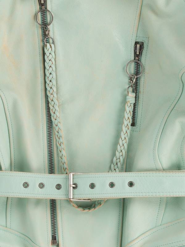 Nihil Coat Moto Teal