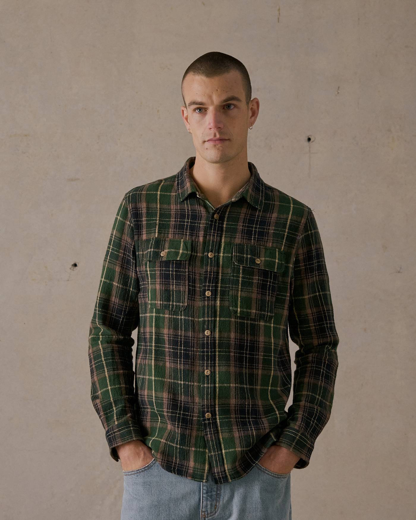 Twin Pocket Flannel Shirt