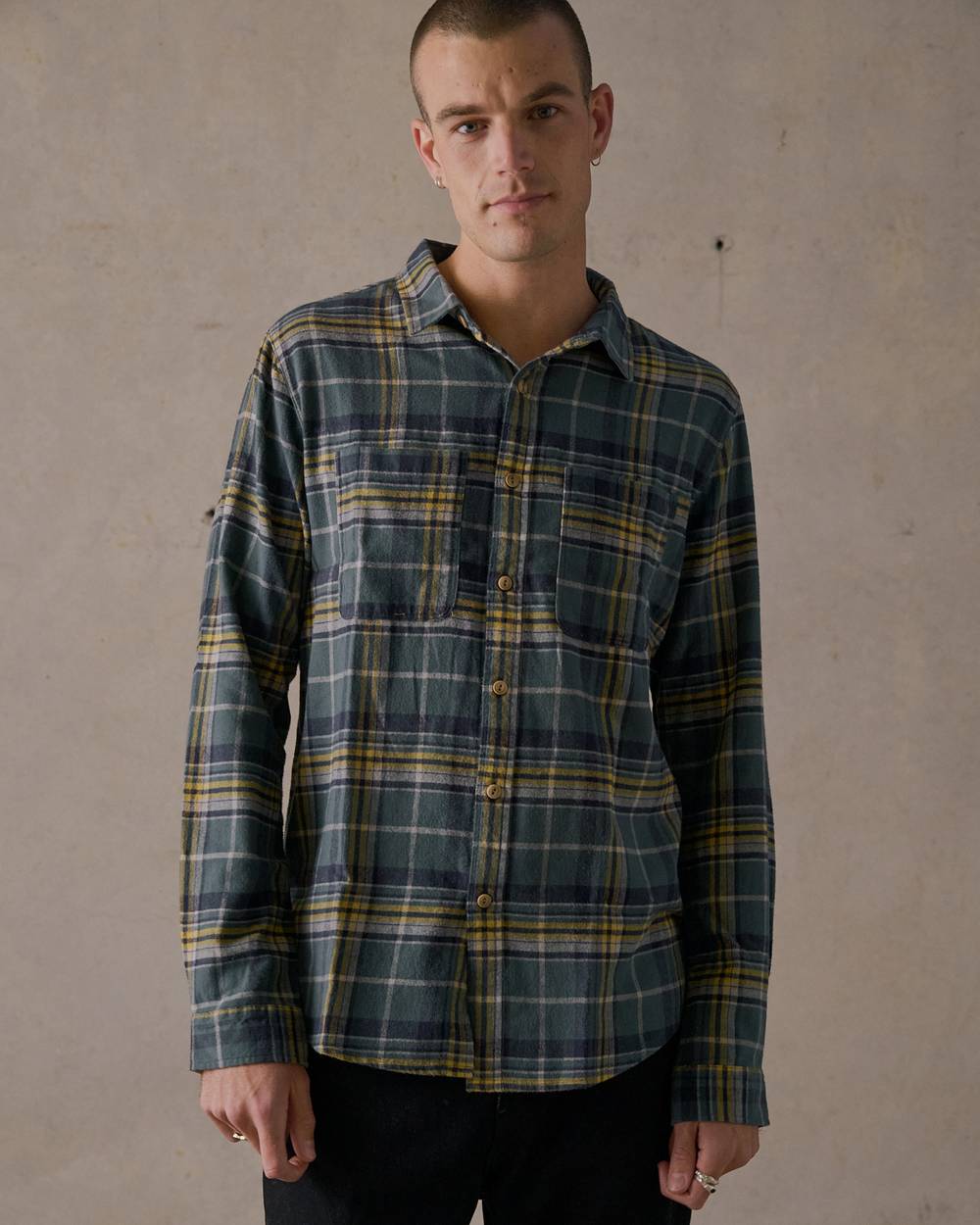 Twin Pocket Flannel Shirt