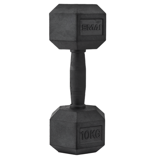 Rubber Hex Dumbbells - (Pair) Apex