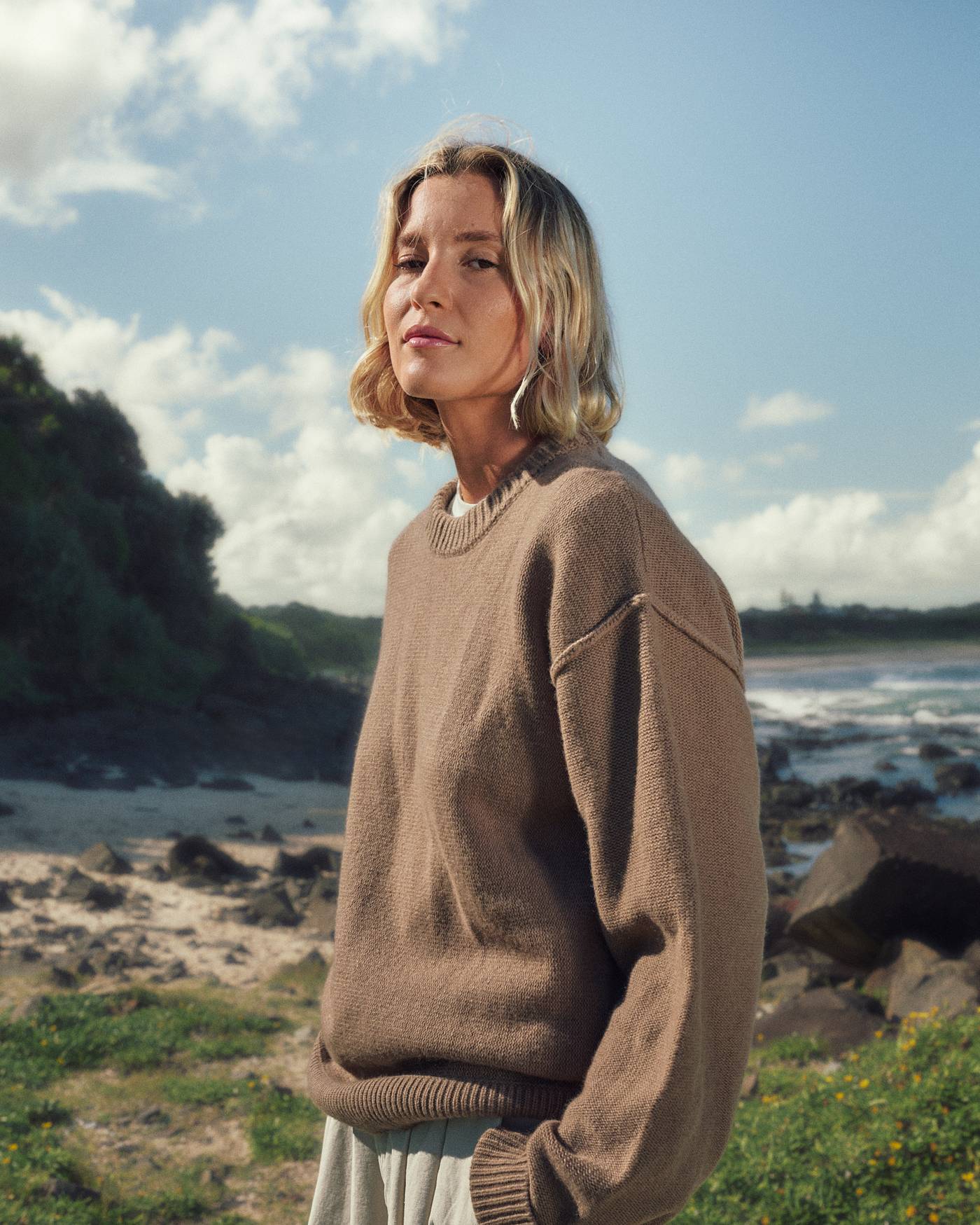 Reverse Seam Knit