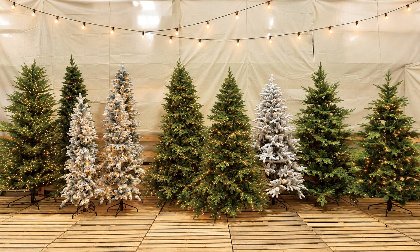 Cardrona Pre-Lit Snow Christmas Trees