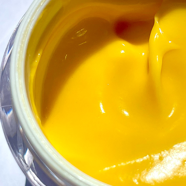 Thick Vivid Yellow Texture Of Night Duty Face Cream