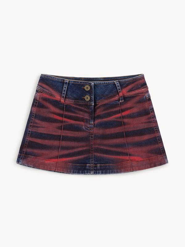 Harley Skirt Crease Red