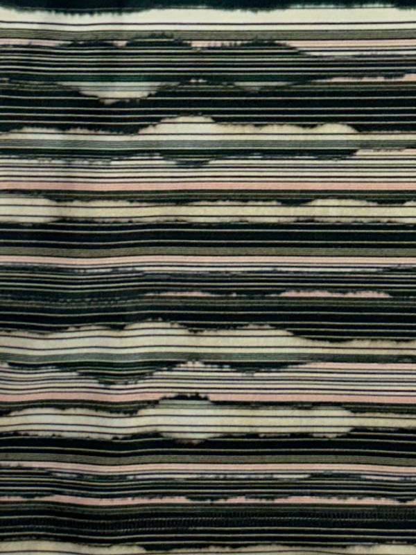 Skinn Dress Bleach Stripe