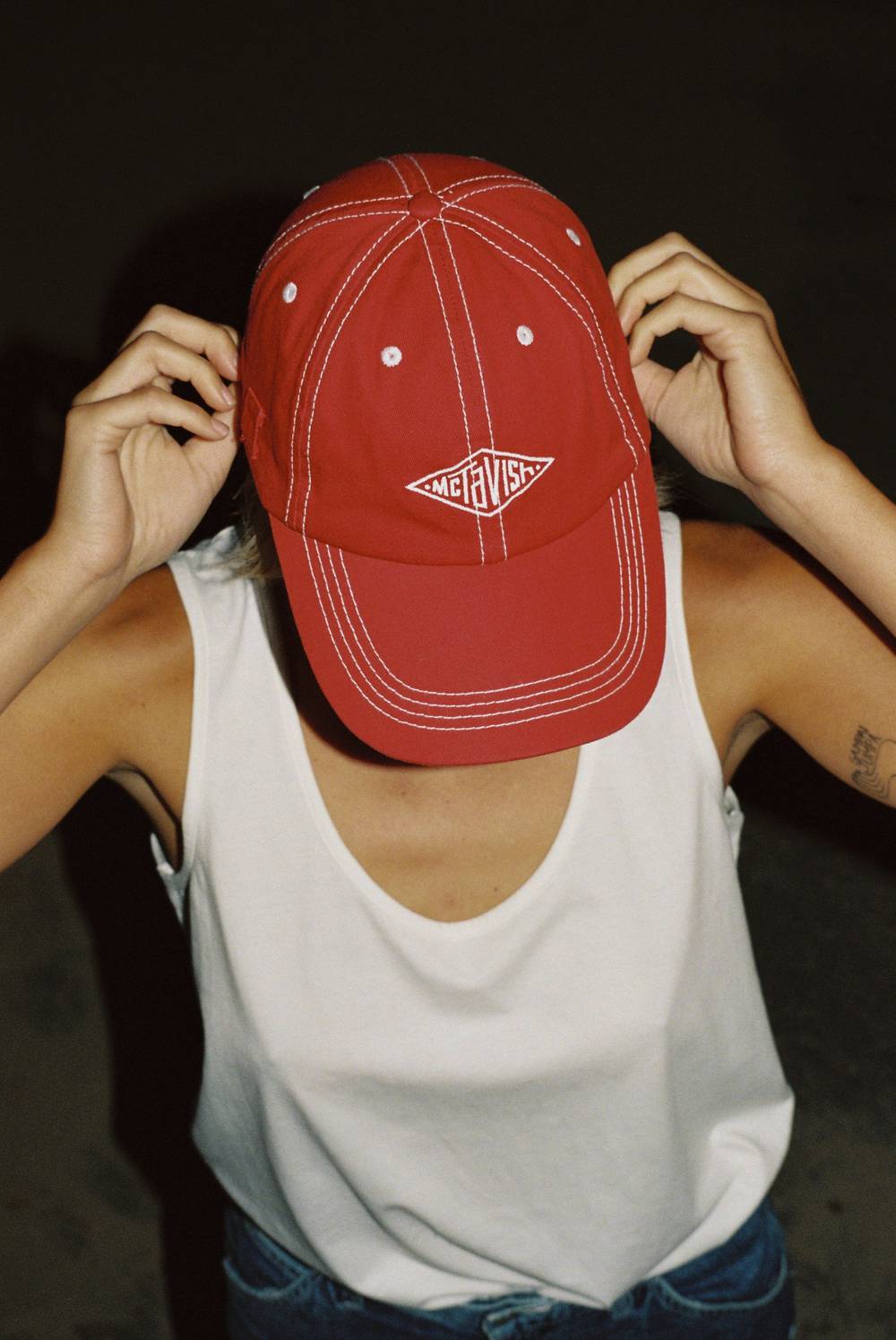 Stitched Diamond Cap