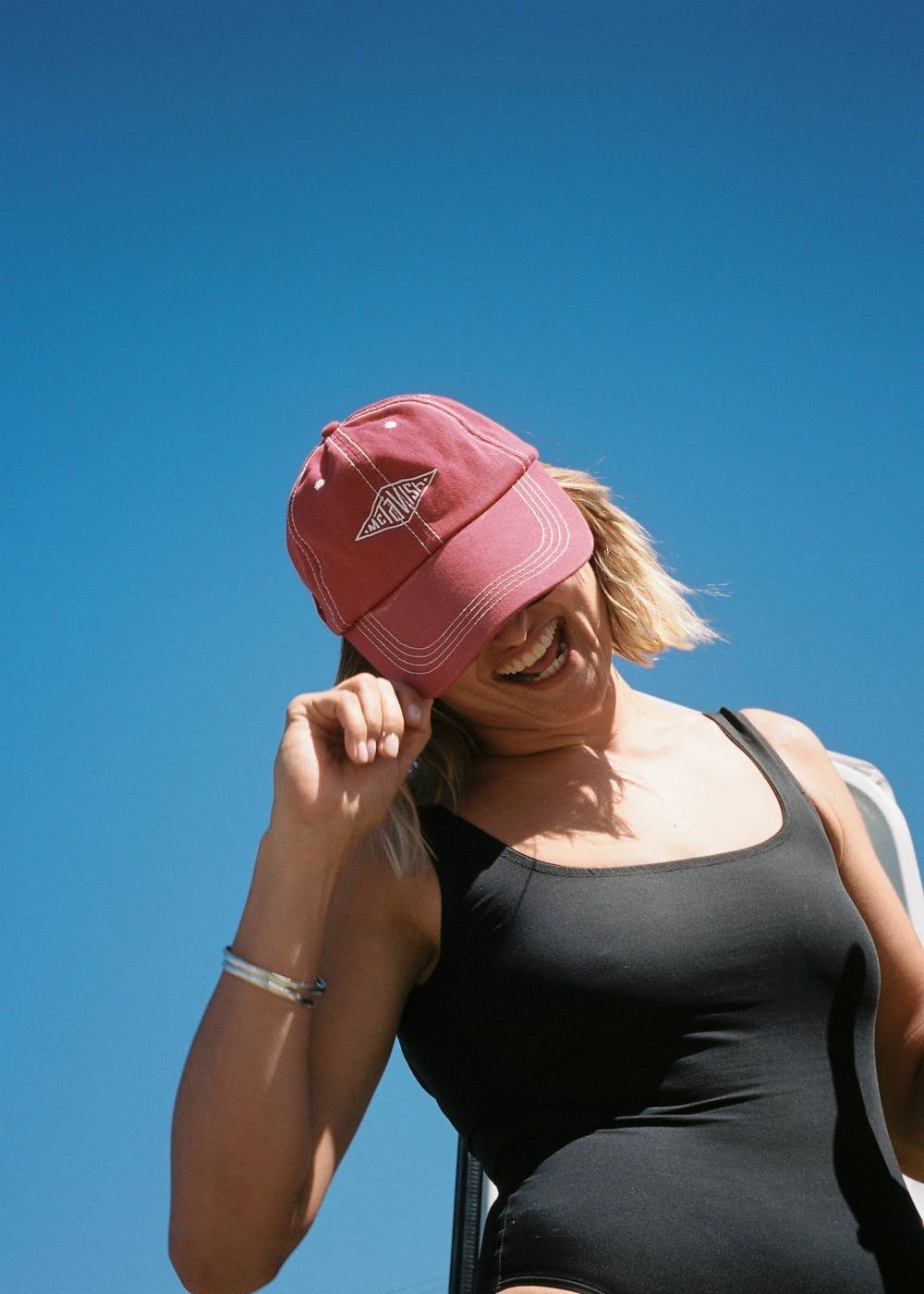 Stitched Diamond Cap