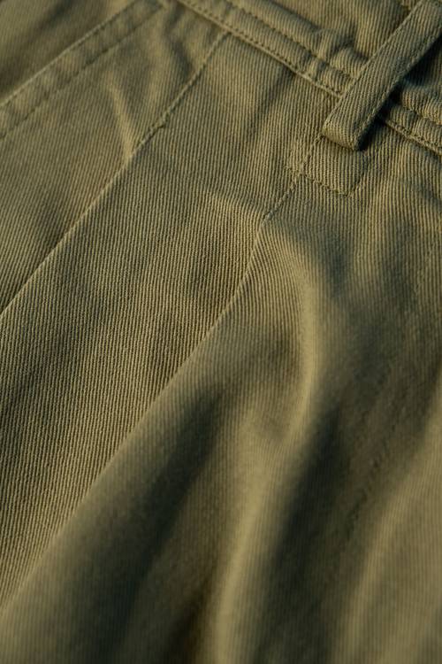 Double Pleated Twill Shorts