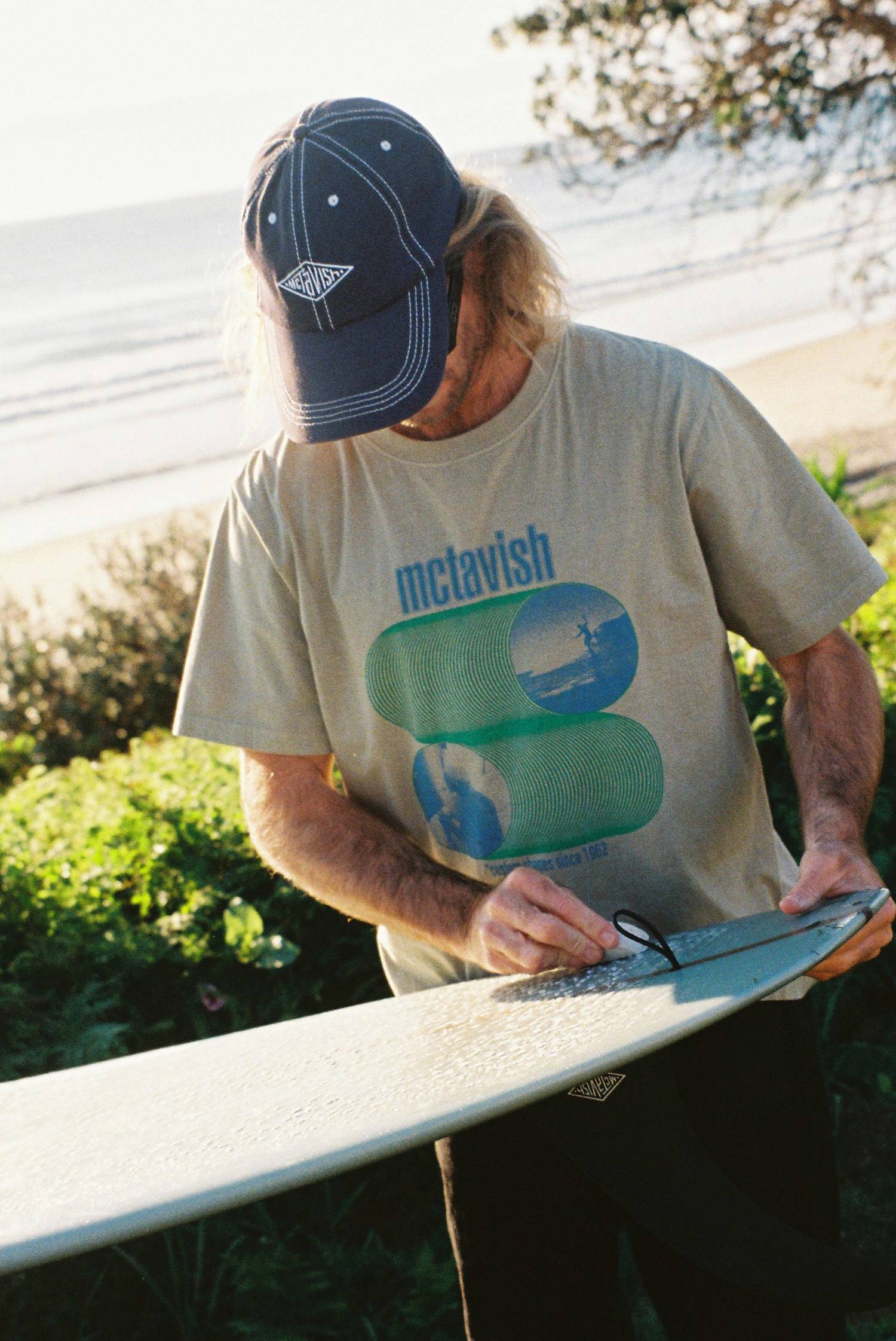 Waves Tee by Schuyler Beecroft