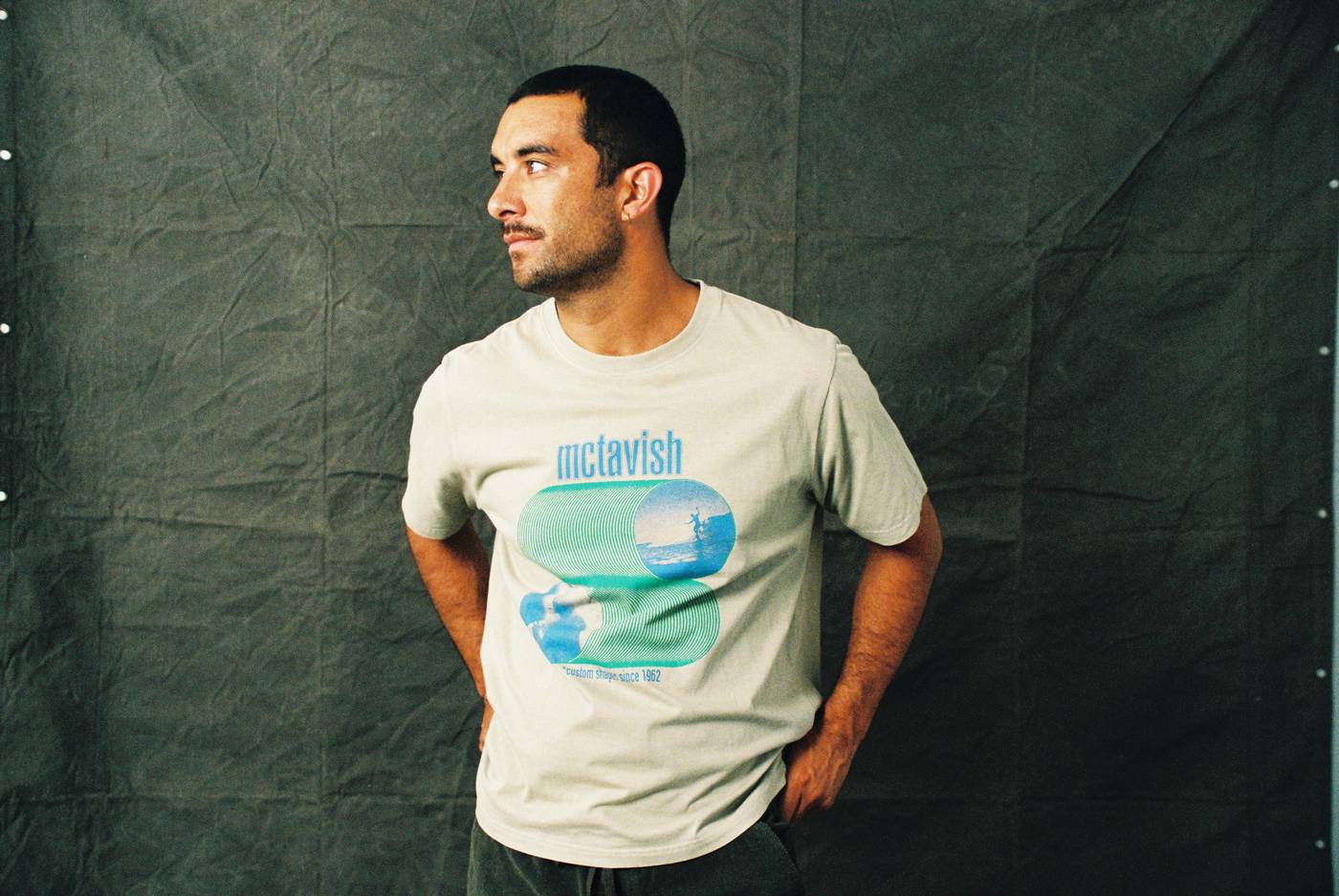 Waves Tee by Schuyler Beecroft