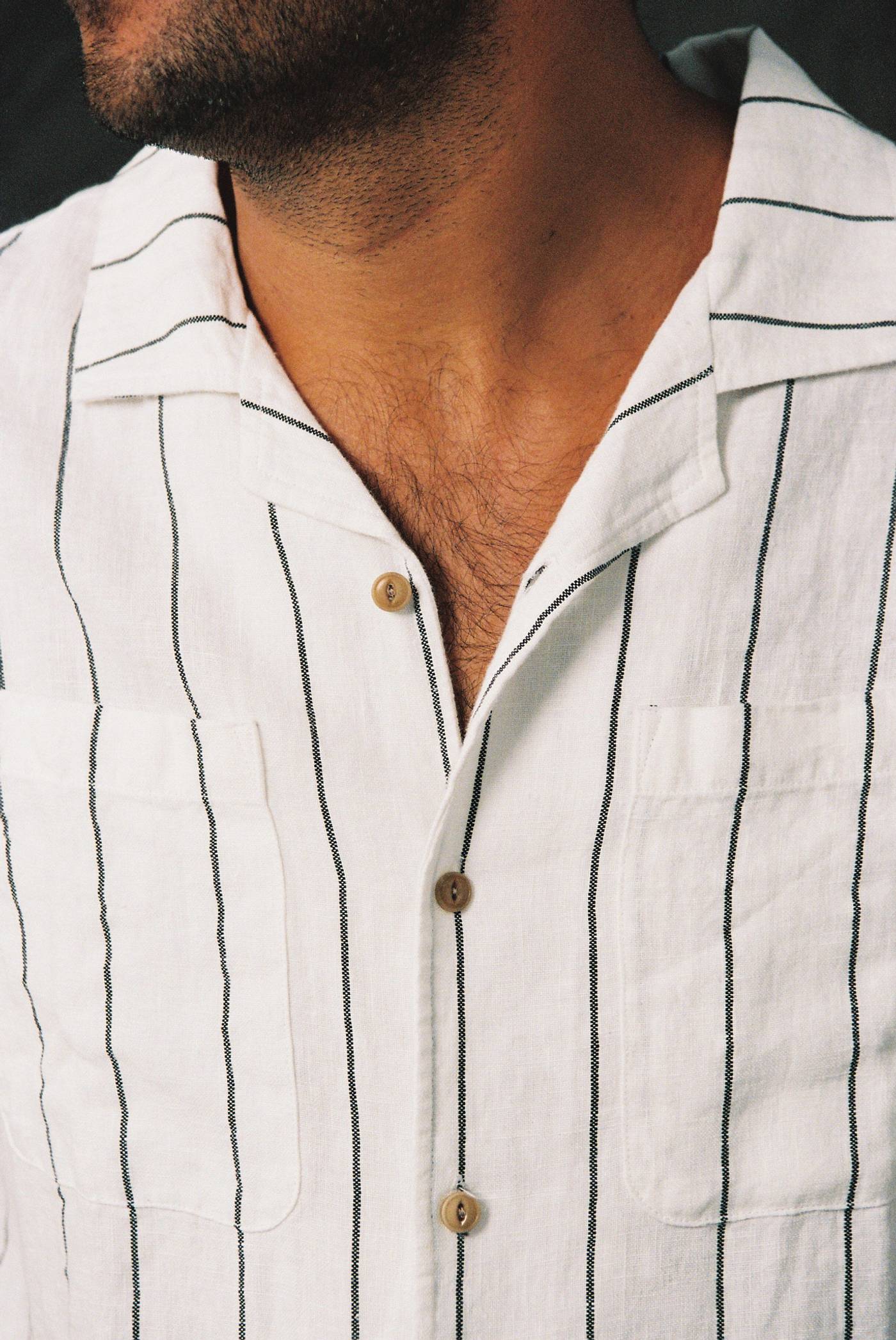 Linen Stripe Shirt