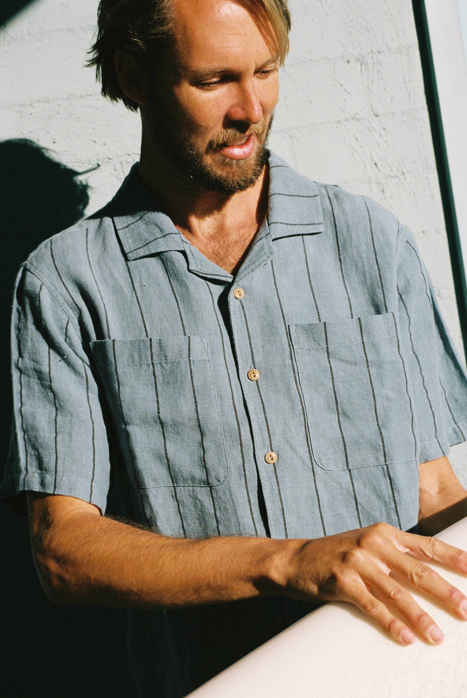 Linen Stripe Shirt