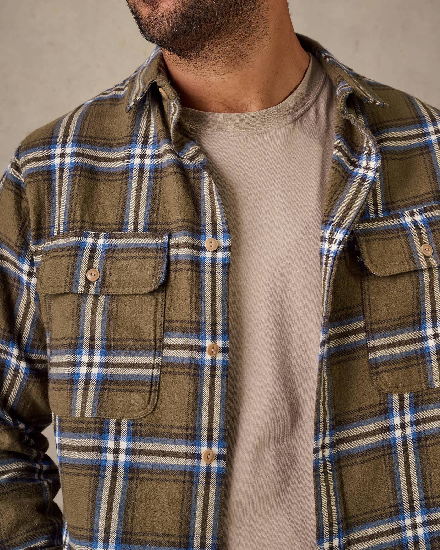 Twin Pocket Flannel Shirt