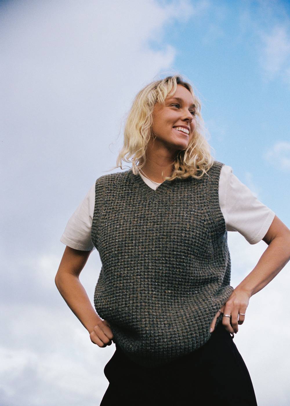 Vee Knit Vest