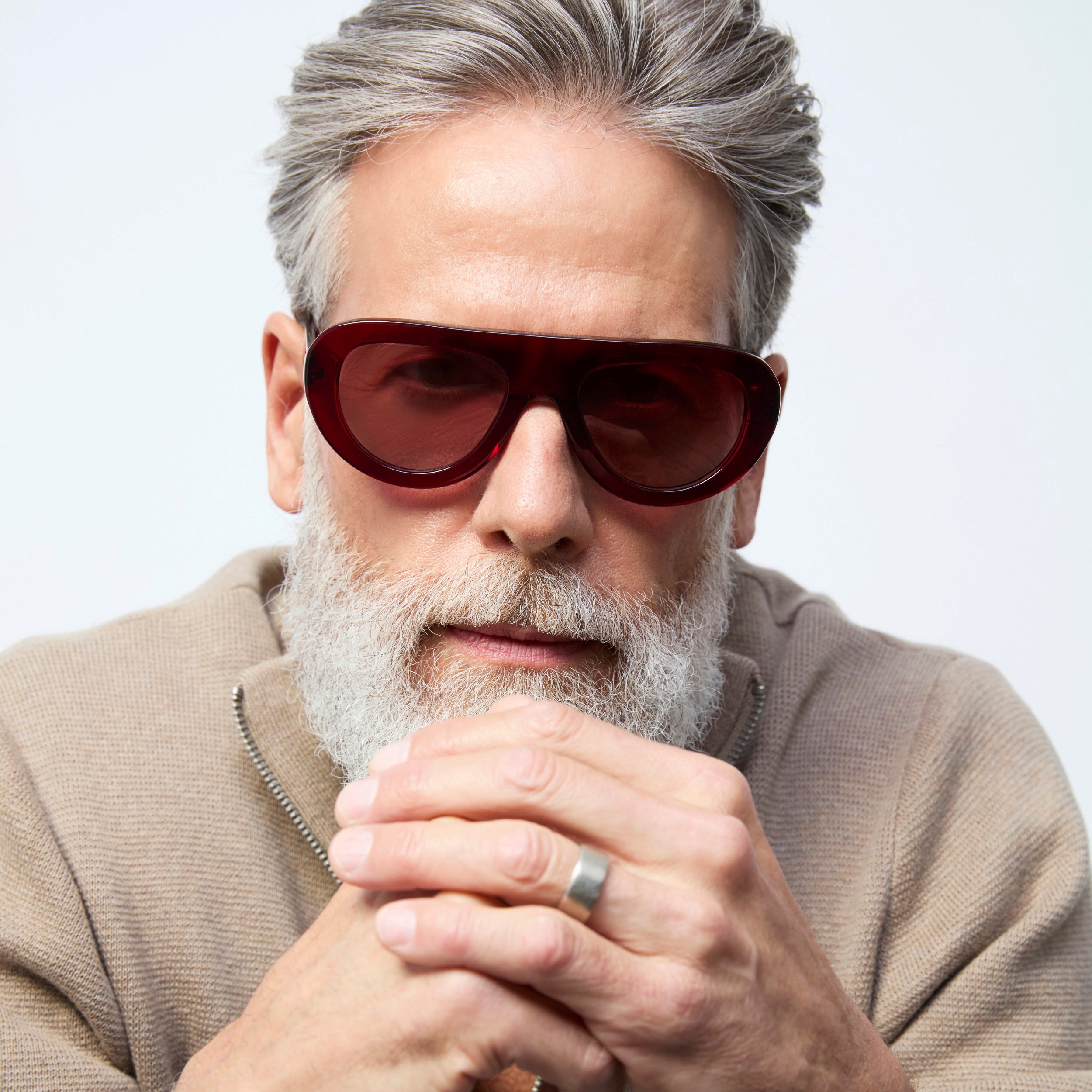 Photo of a man or woman wearing Bowie Sun Havana Tortoise Sun Glasses by French Kiwis