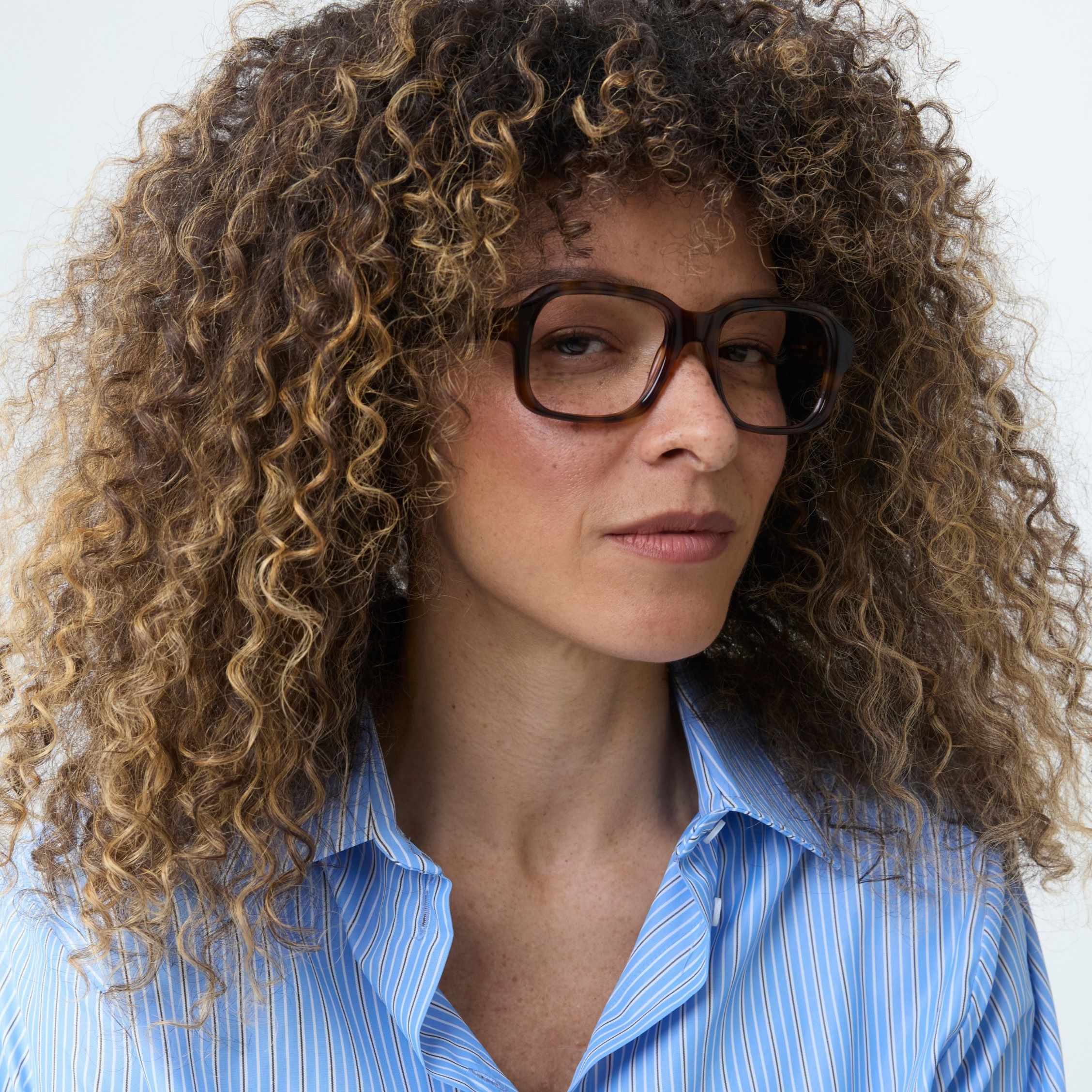 Photo of a man or woman wearing Colin Marron Tortoise Reading Glasses by French Kiwis