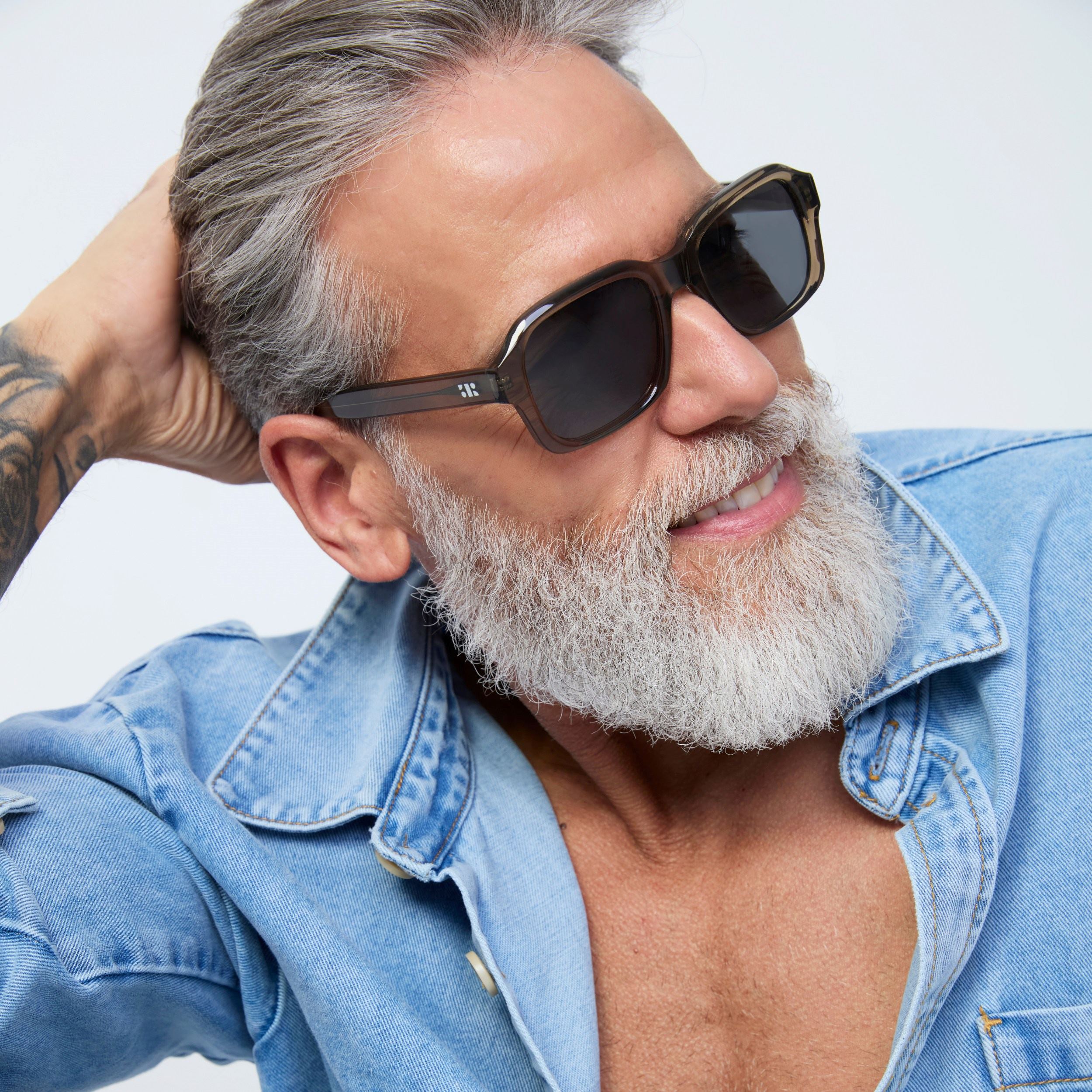 Photo of a man or woman wearing Colin Sun Marron Tortoise Sun Glasses by French Kiwis