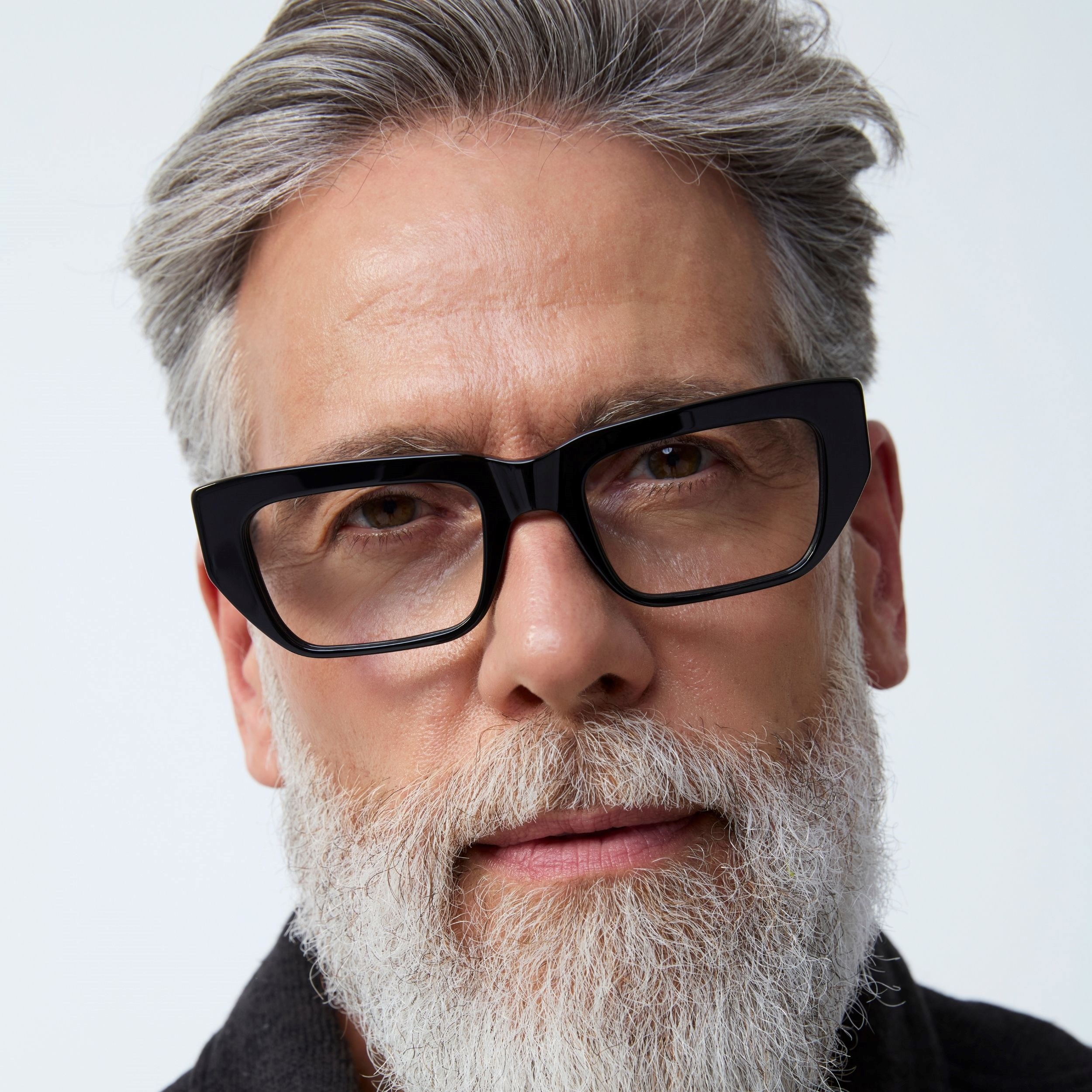 Photo of a man or woman wearing Kai Blue Light Black Blue Light Glasses by French Kiwis