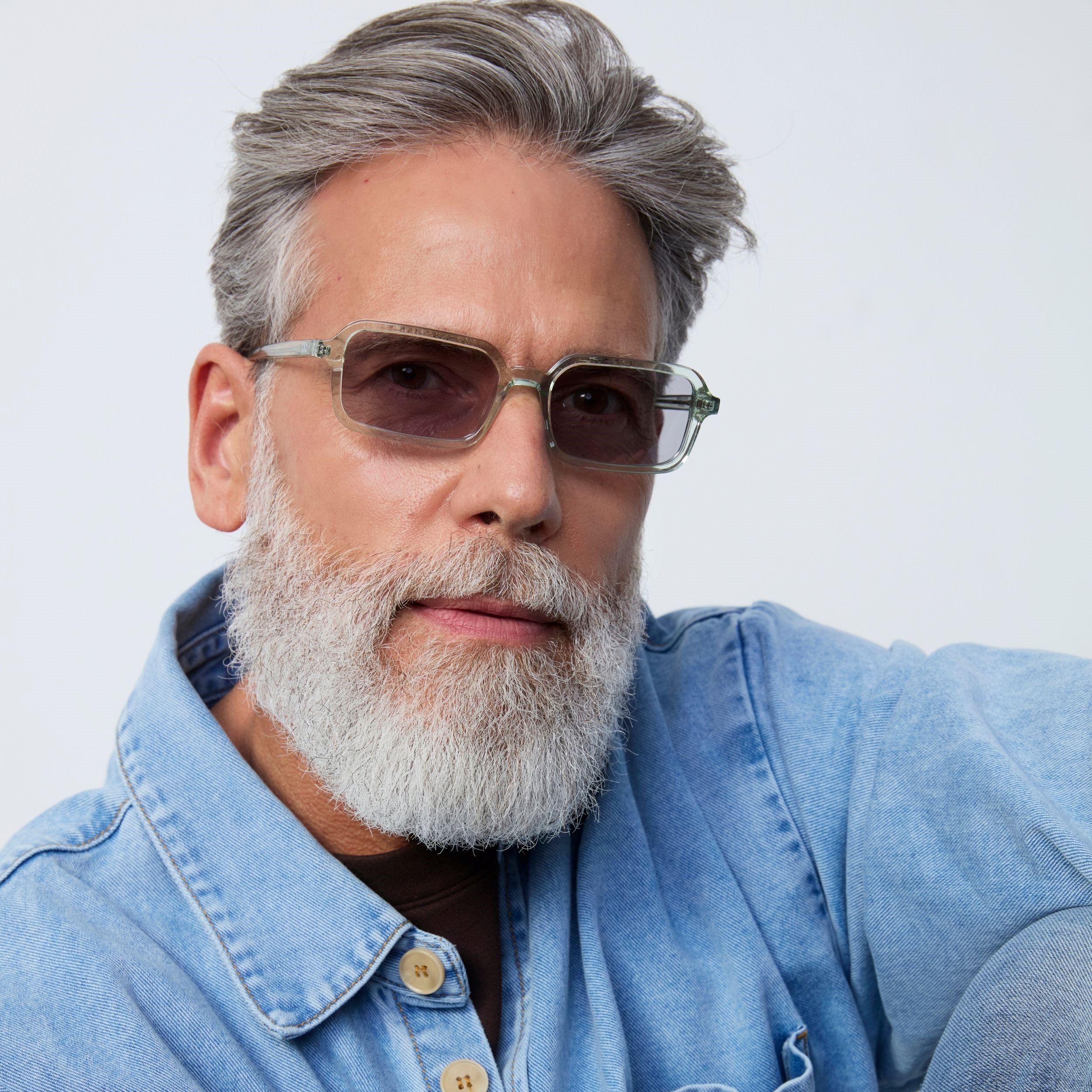 Photo of a man or woman wearing Lou Sun Black Sun Glasses by French Kiwis