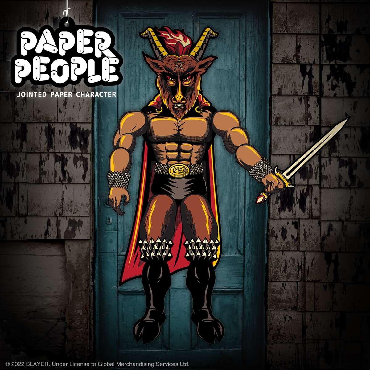 Slayer Minotaur Paper People by Super7