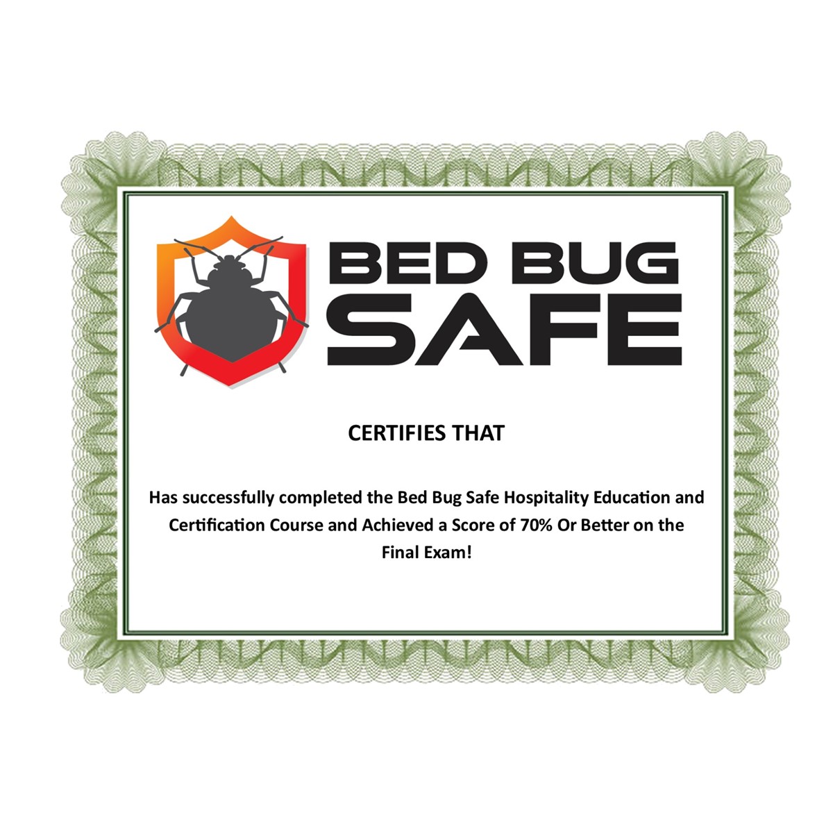 Bed Bug Safe™ Hotel Certification