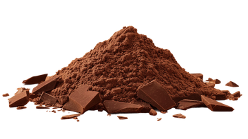 a pile of cocoa powder