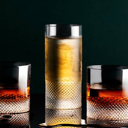 Diamond Highball Glass