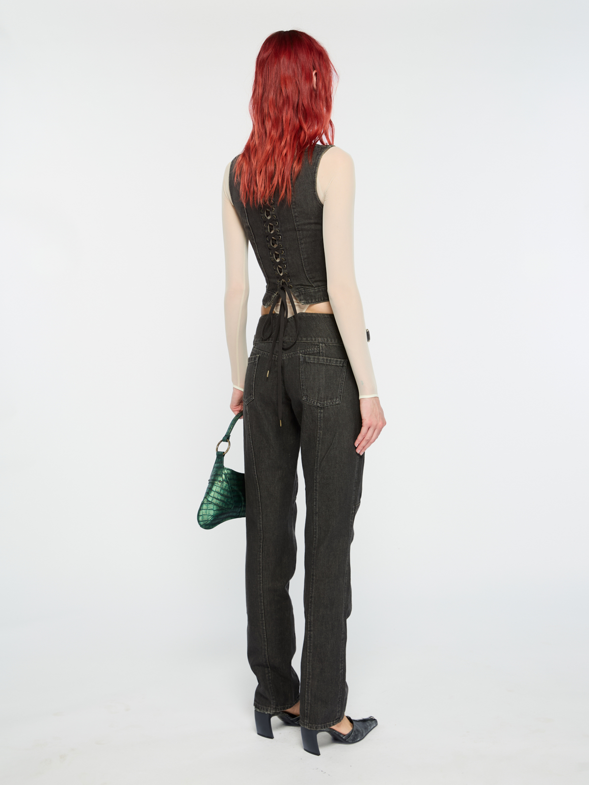 【関税込み】KNWLS ブラック Corded ストレートジーンズ Denim – KNWLS