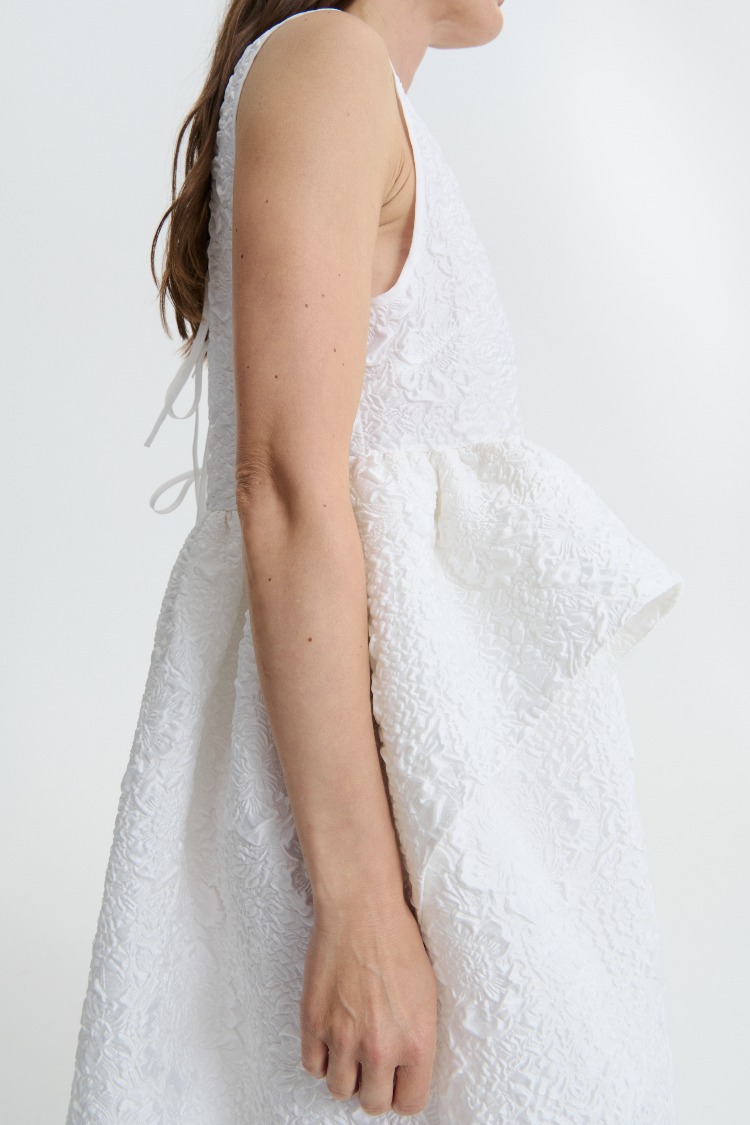 DITTE | DRESS BORAGE CLOQU… WHITE DITTE | DRESS BORAGE CLOQU… WHITE