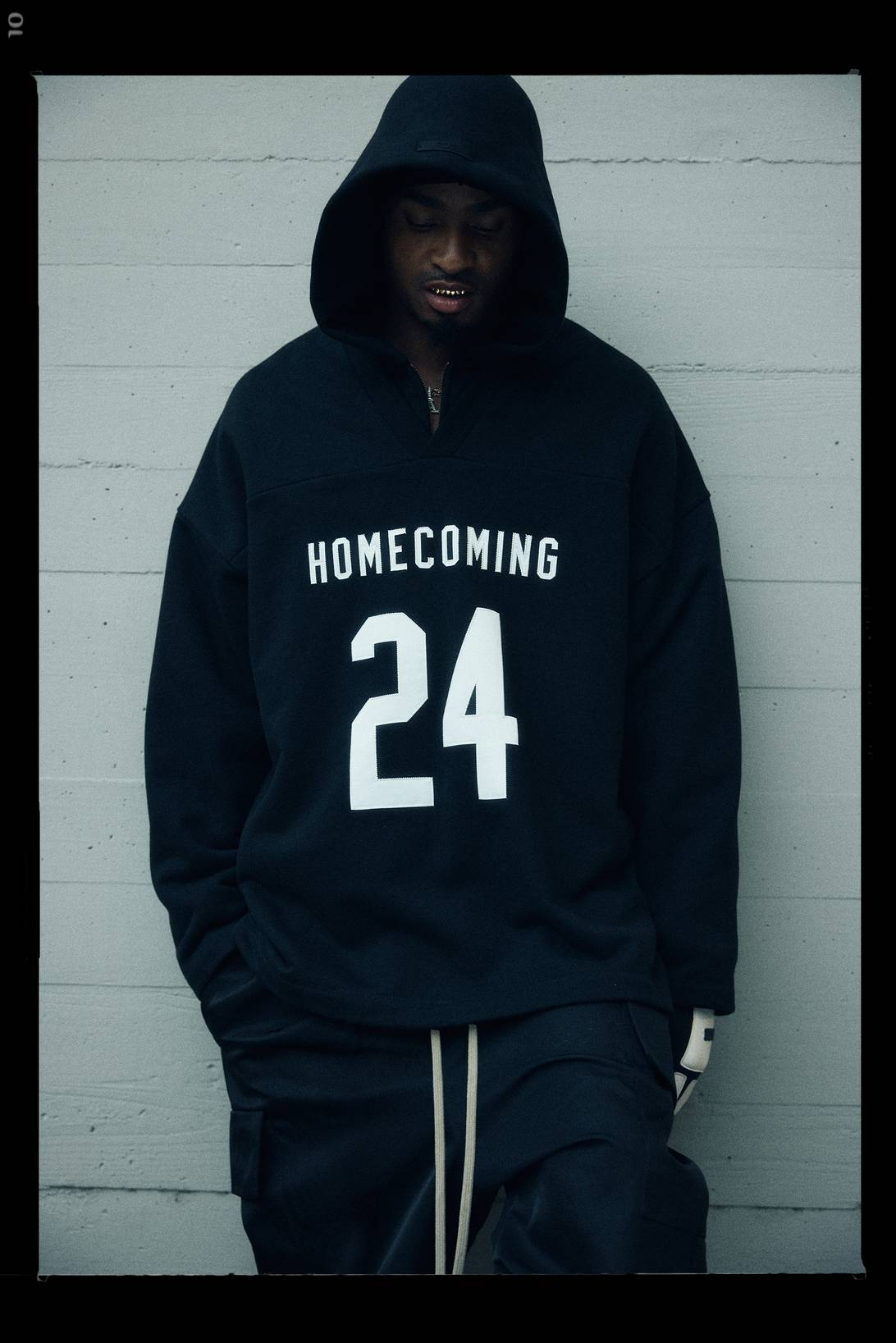 Lookbook | Fear of God ESSENTIALS, The Homecoming Collection, Fall 2024 Look 01