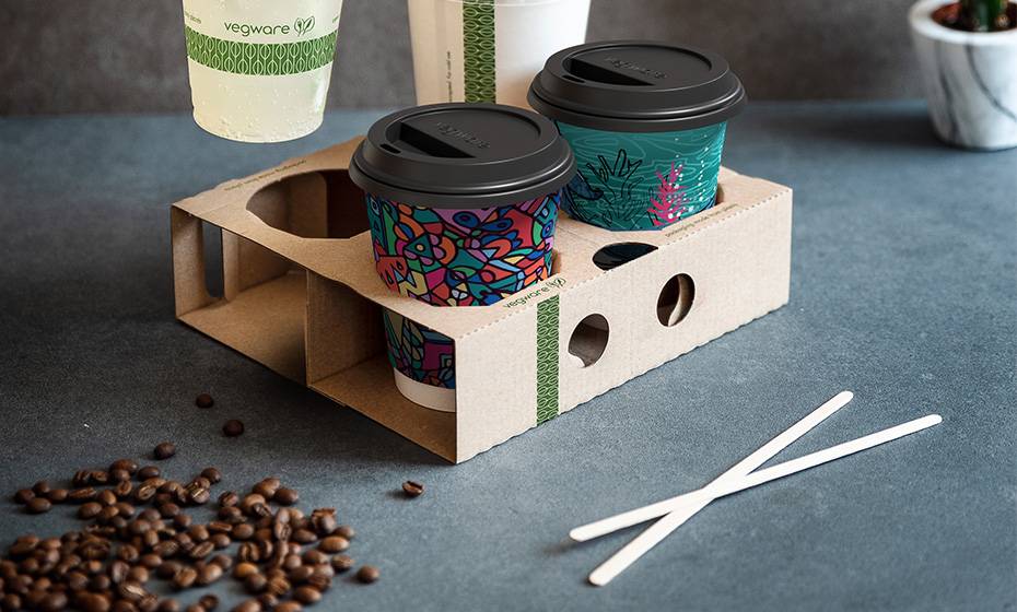 2 or 4 Cup Tray Carrier - Splitable