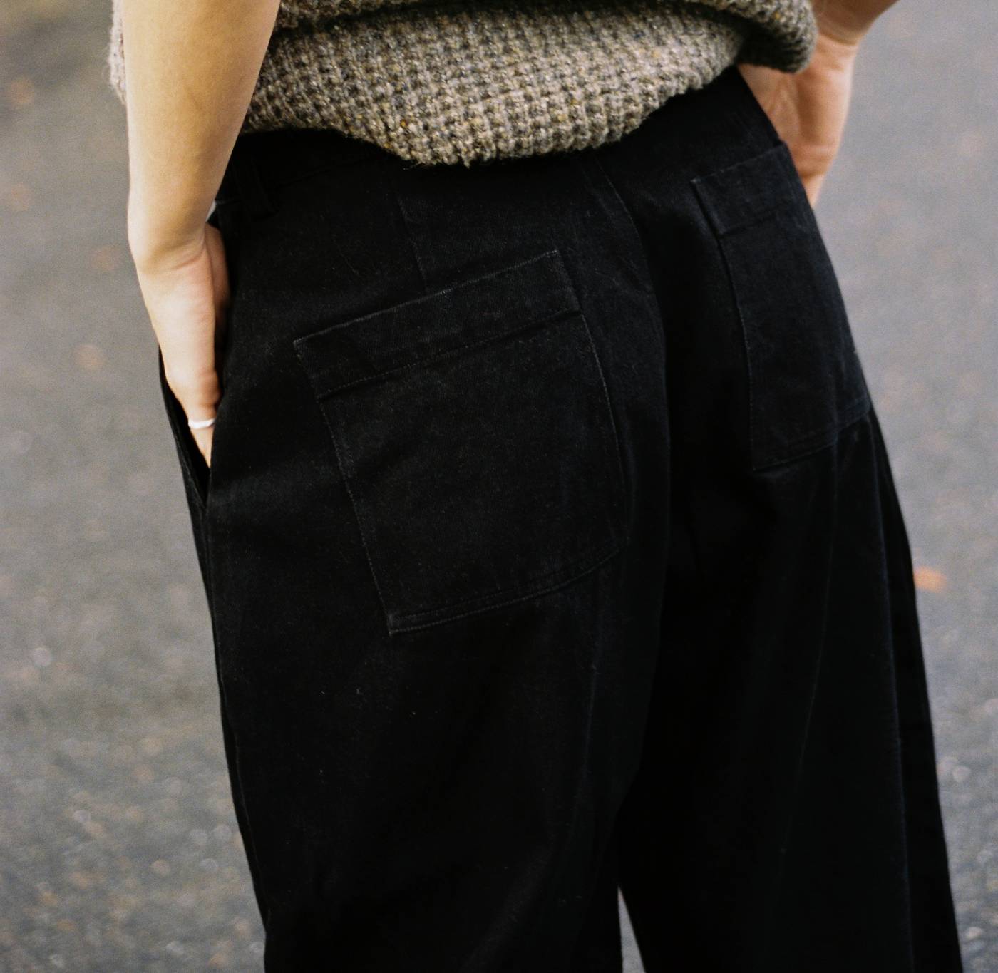 Wide Denim pant