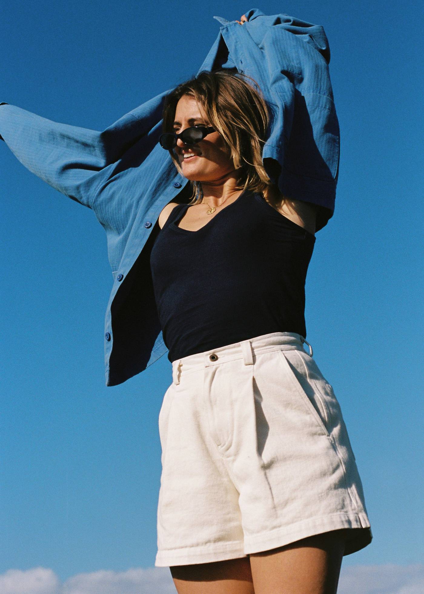 Pleated  Shorts