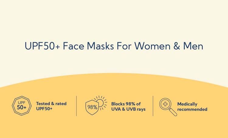 PulGos UV Protection Spring & Summer Sunscreen Full Face Mask For