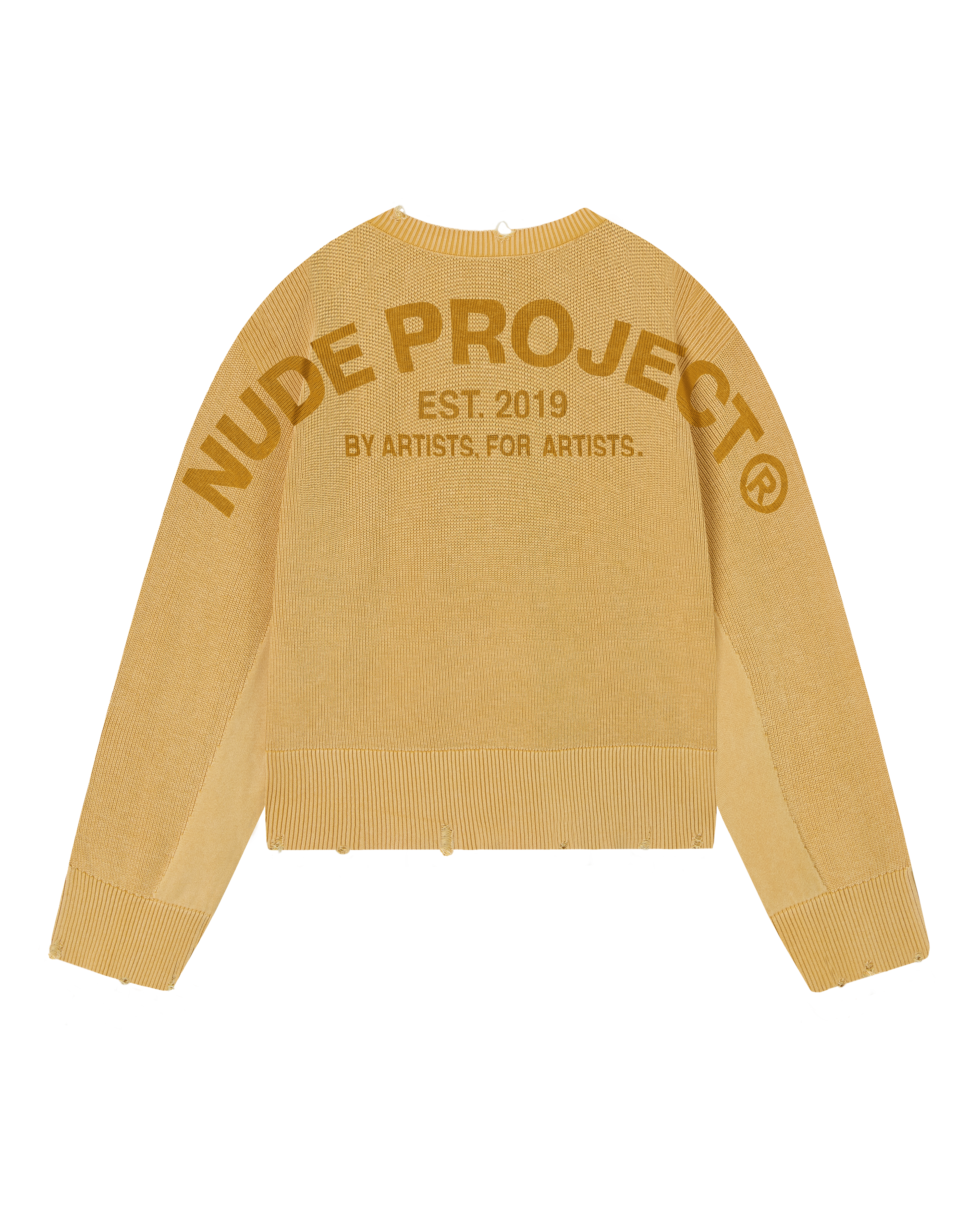 Perfect Cropped Knit Yellow – Nude Project Perfect Cropped Knit Yellow – Nude Project