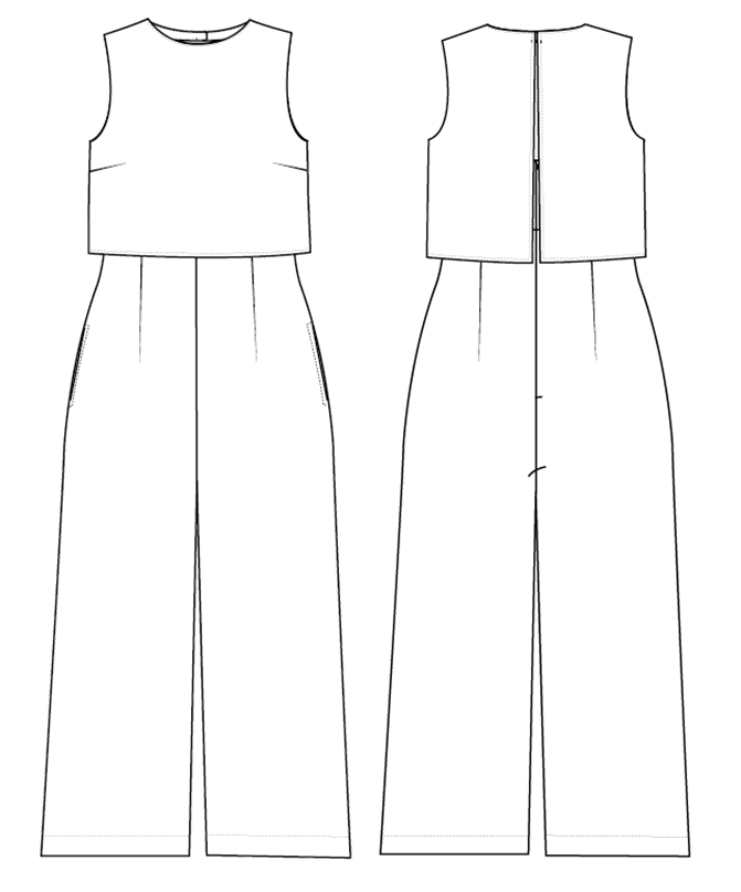 LAYERED JUMPSUIT - CLEARANCE
