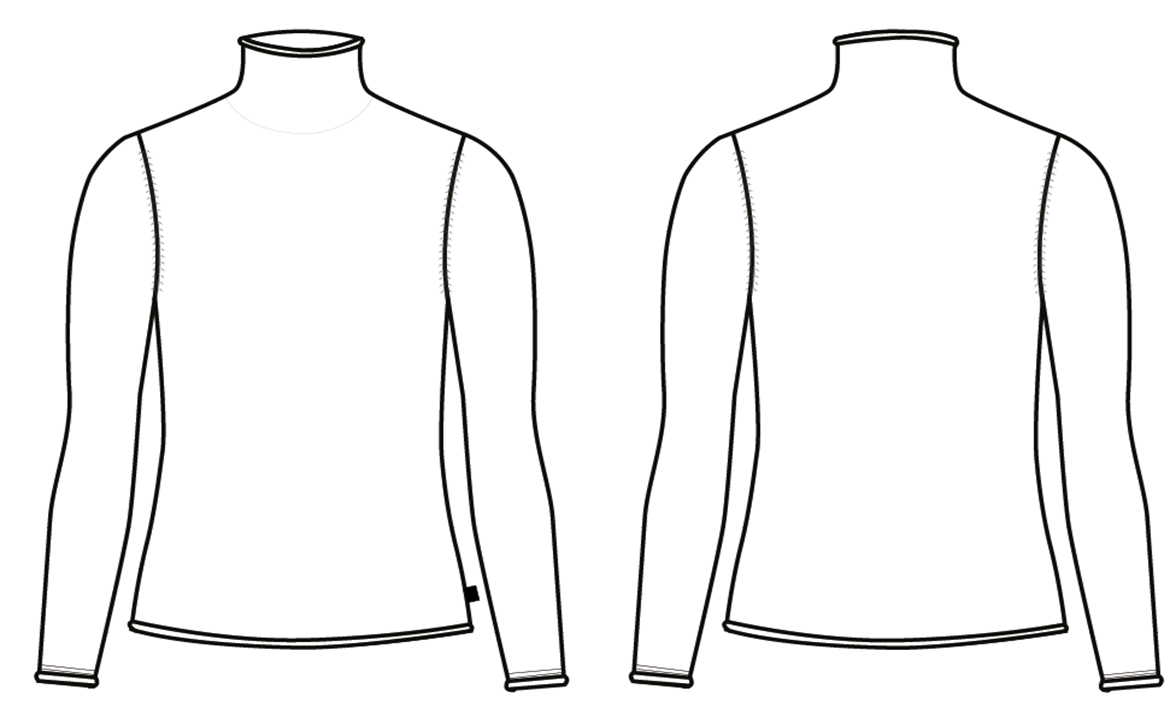 14GG COTTON SILK TURTLENECK - CLEARANCE