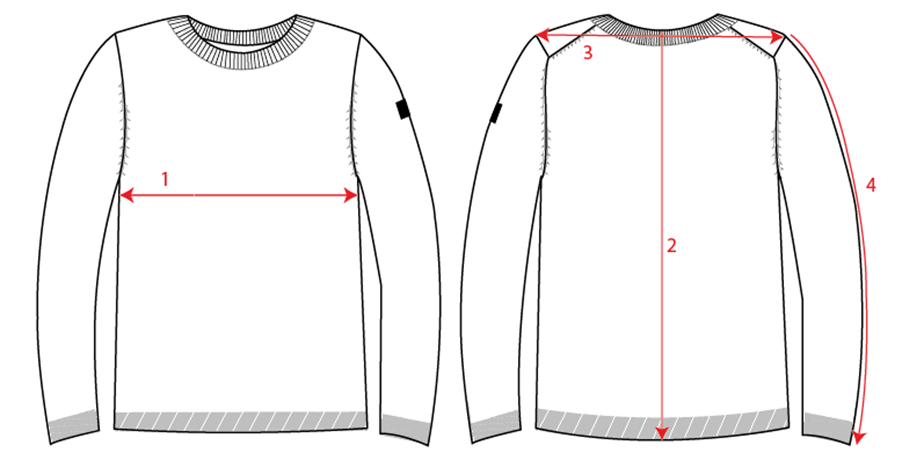 3GG LAMBSWOOL TWEED CREW - CLEARANCE