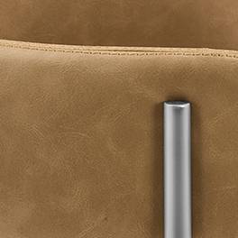 Bellino Counter Stool with Stainless Steel Frame